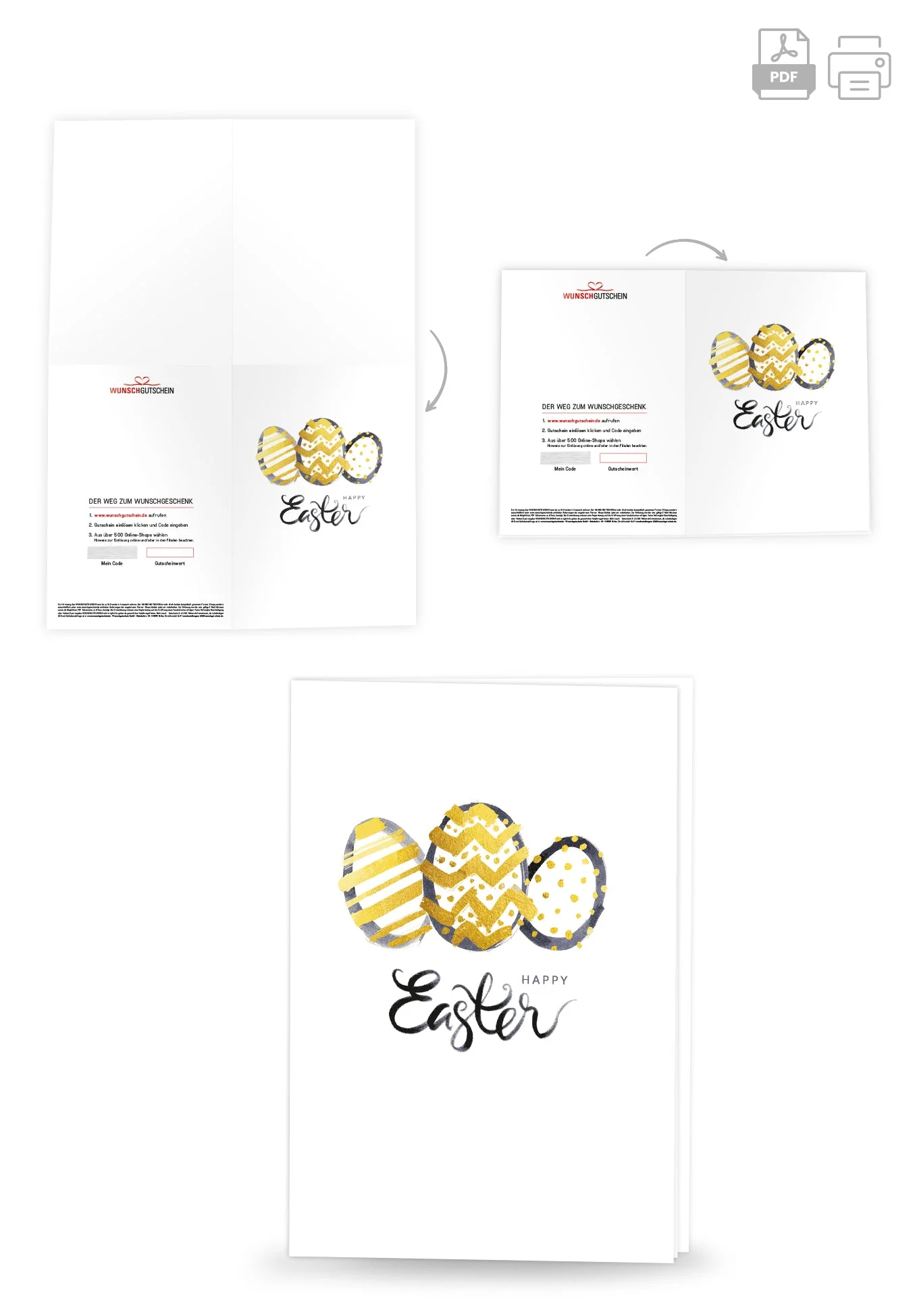 Happy Easter - Osterei Gold PDF - Image 4