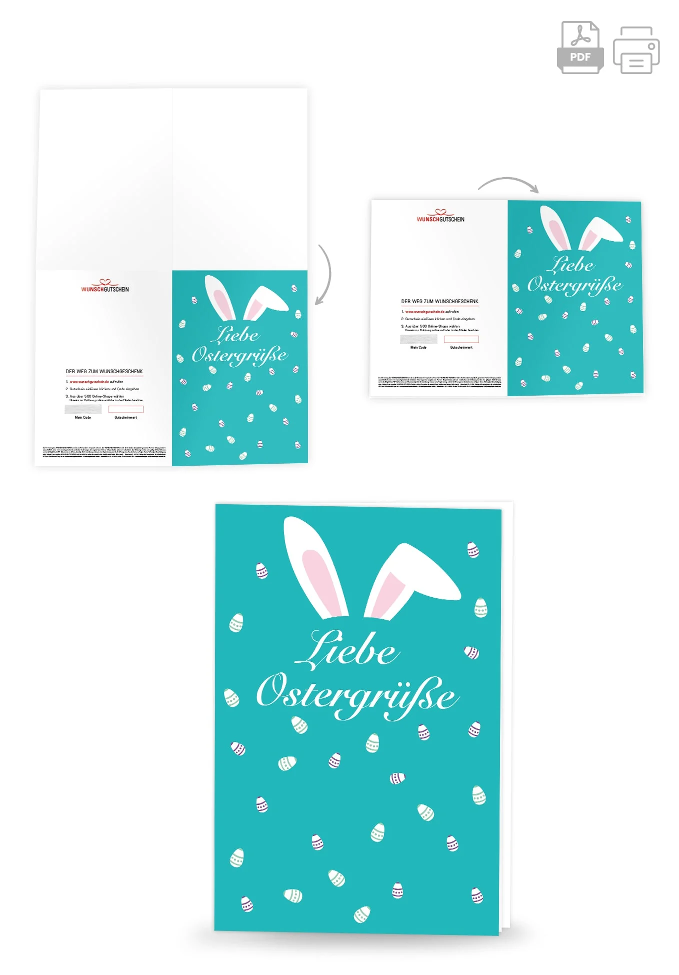 Liebe Ostergrüße - Hasenohren PDF - Image 4