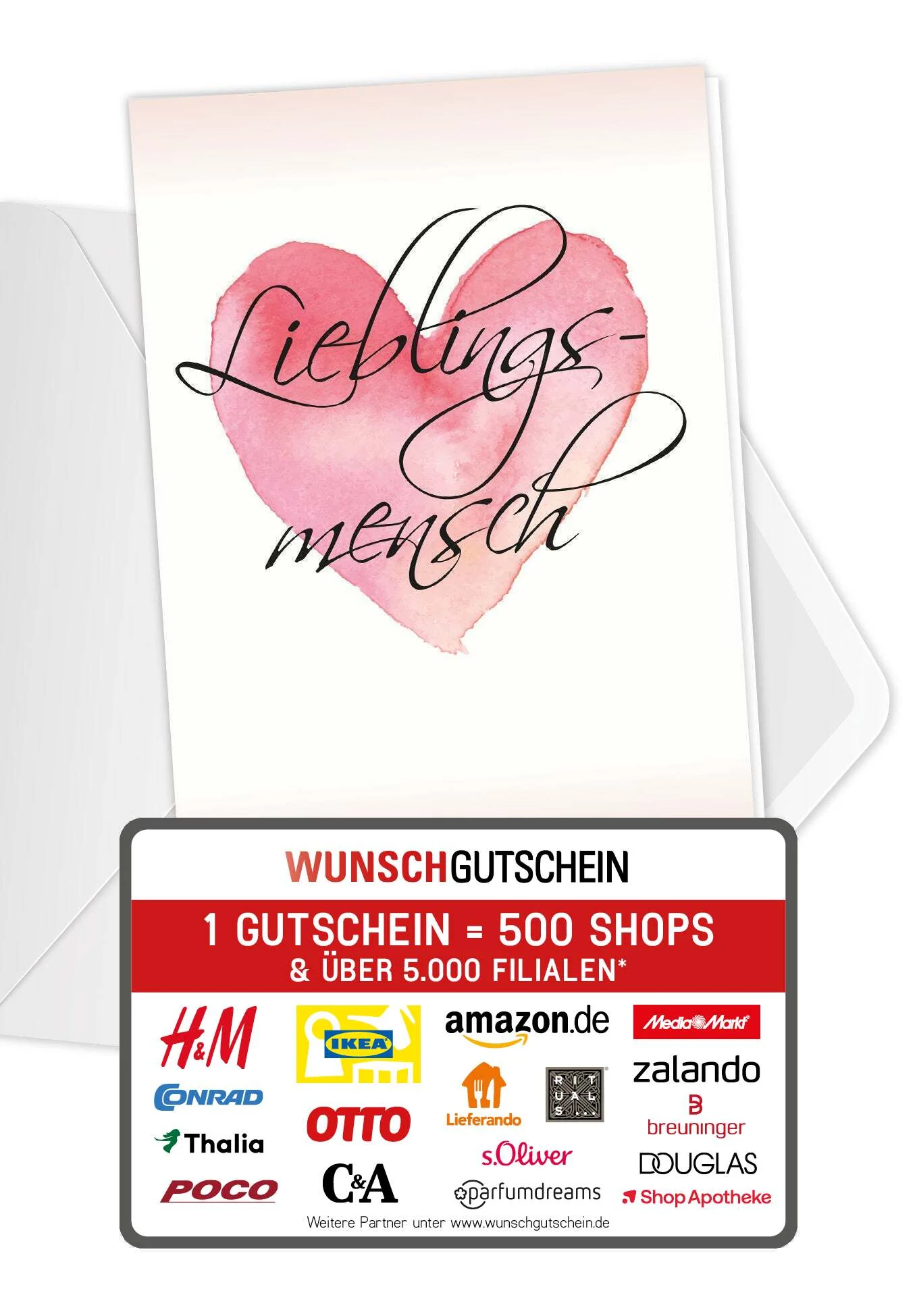 Lieblingsmensch - Herz Rosa PDF