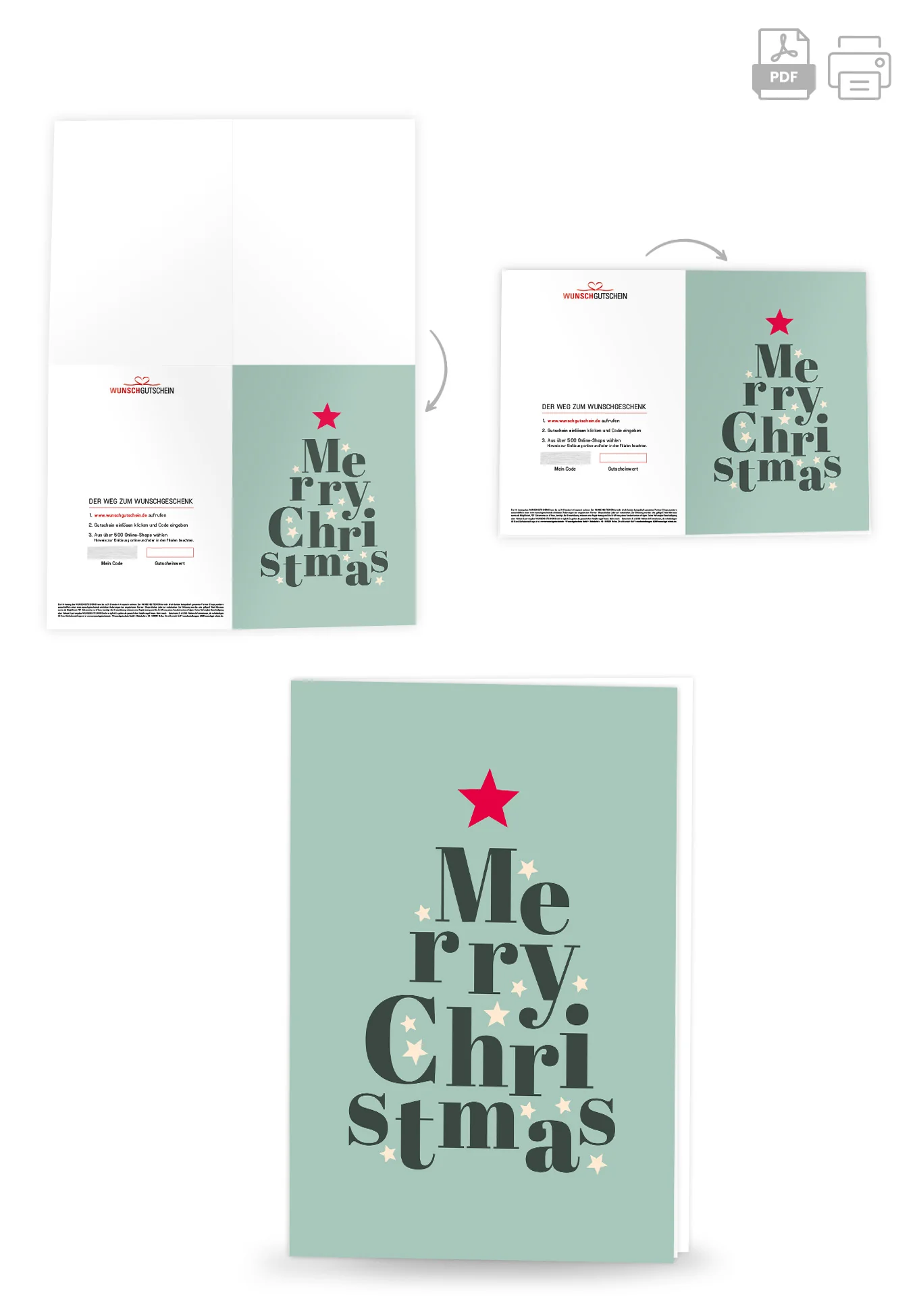 Merry Christmas - Buchstaben Tannenbaum - Image 4