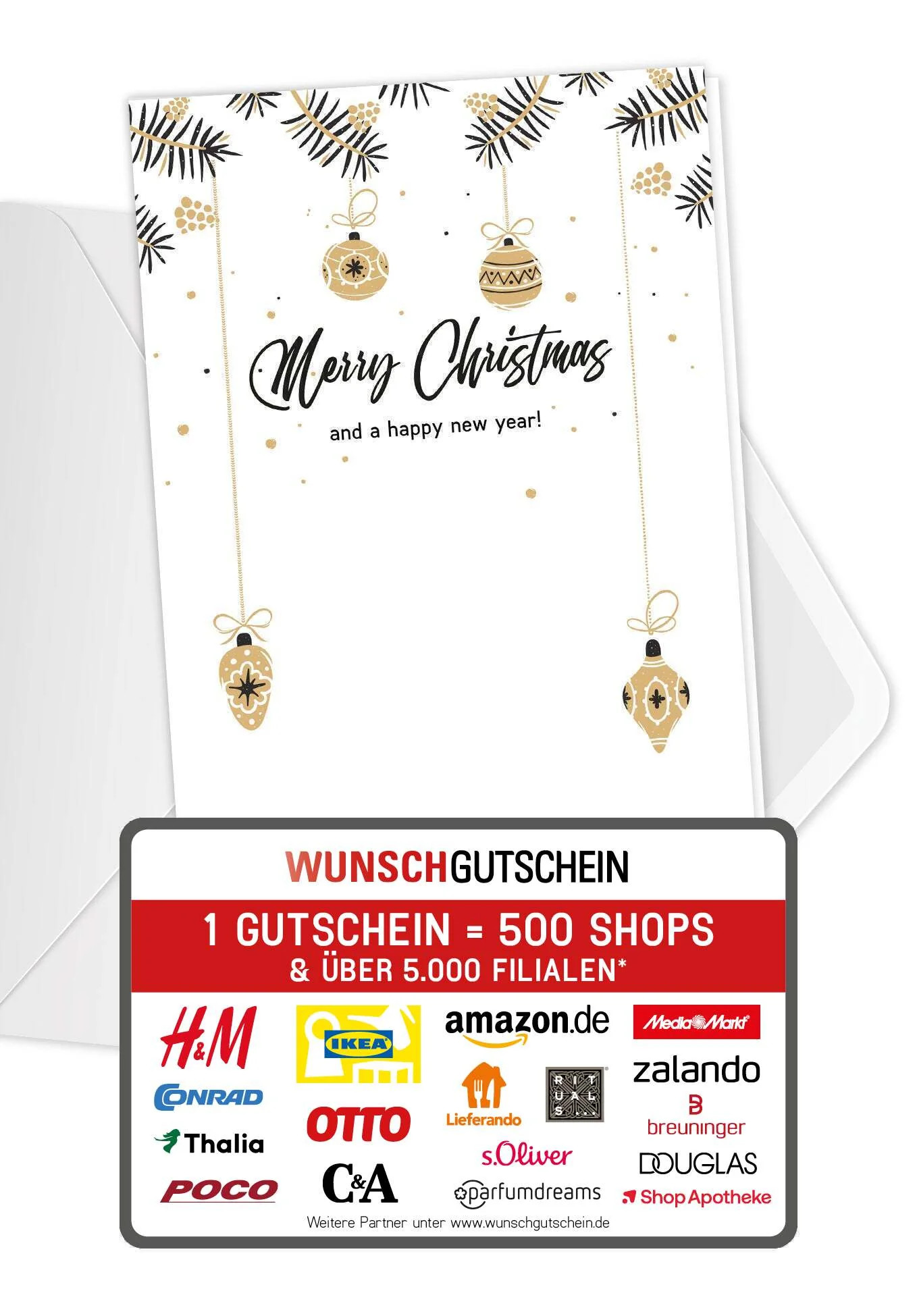 Merry Christmas - Christbaumkugel