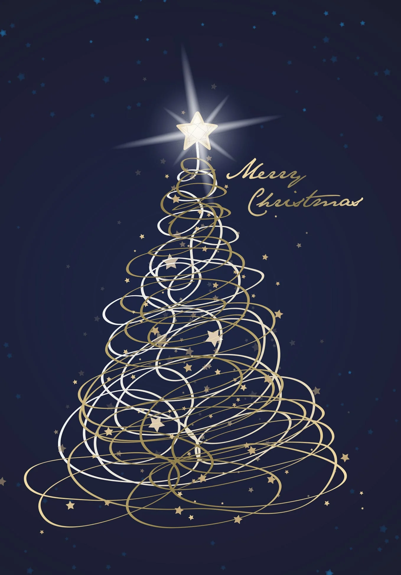Merry Christmas - Tannenbaum Blau - Image 2