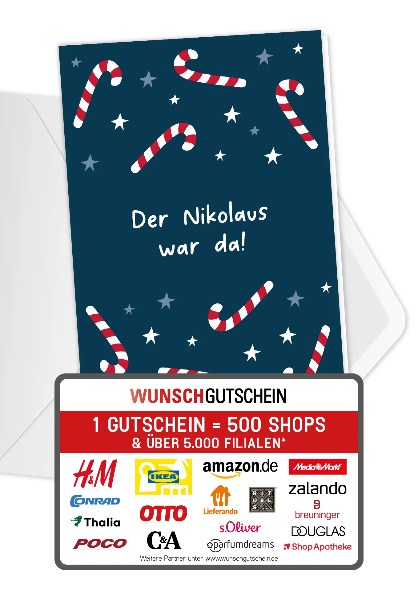 Nikolaus war da - Zuckerstangen