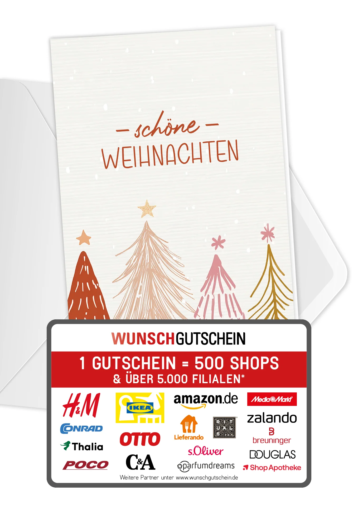 Schöne Weihnachten - Tannenbäume PDF