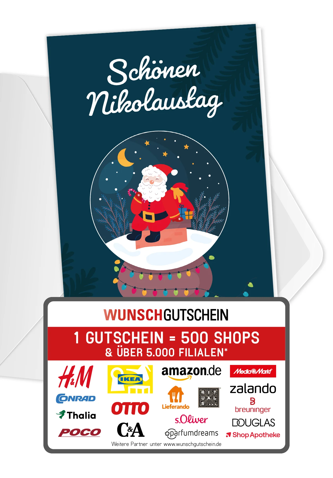 Schönen Nikolaustag - Nikolaus Schneekugel PDF