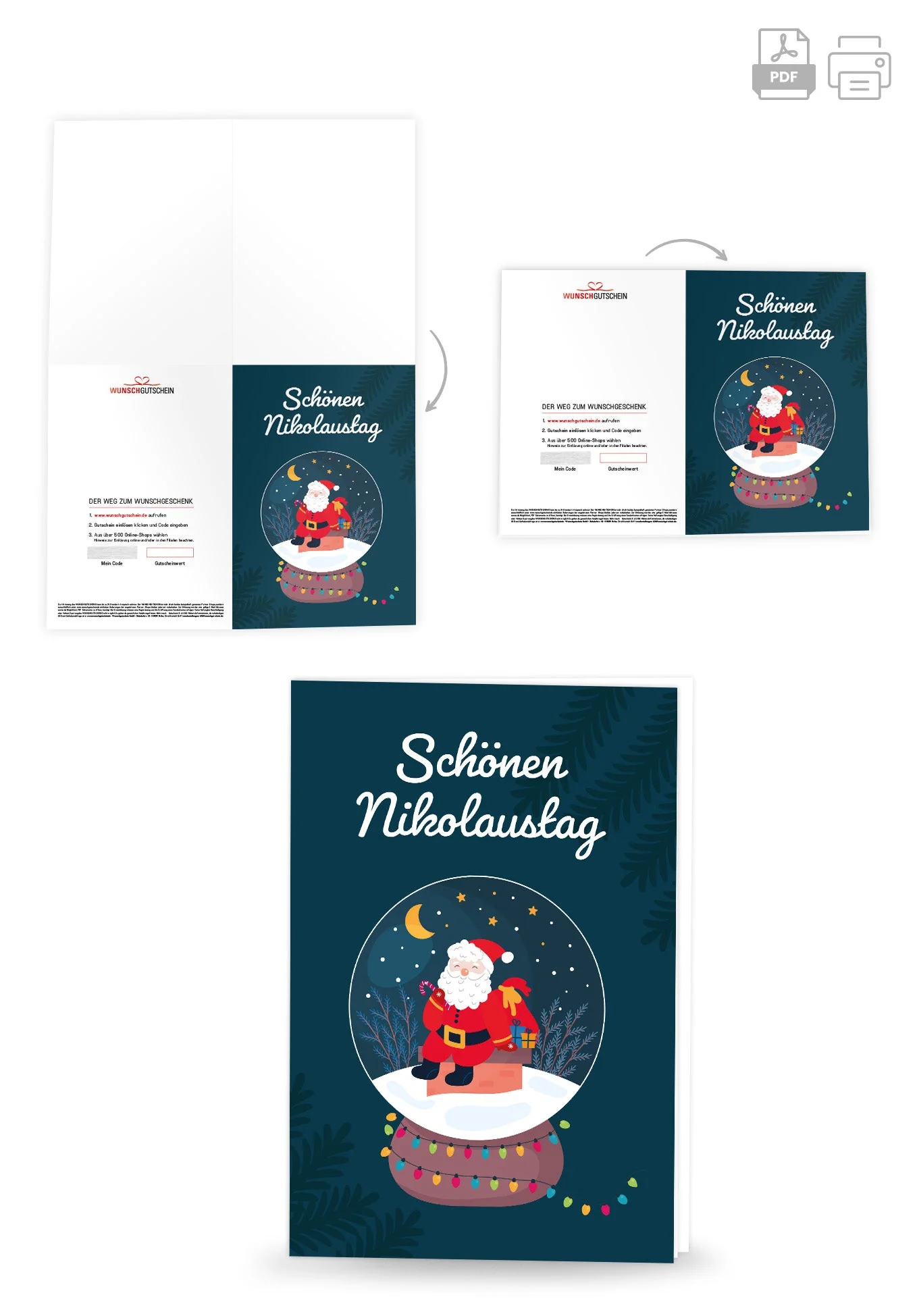 Schönen Nikolaustag - Nikolaus Schneekugel PDF - Image 4