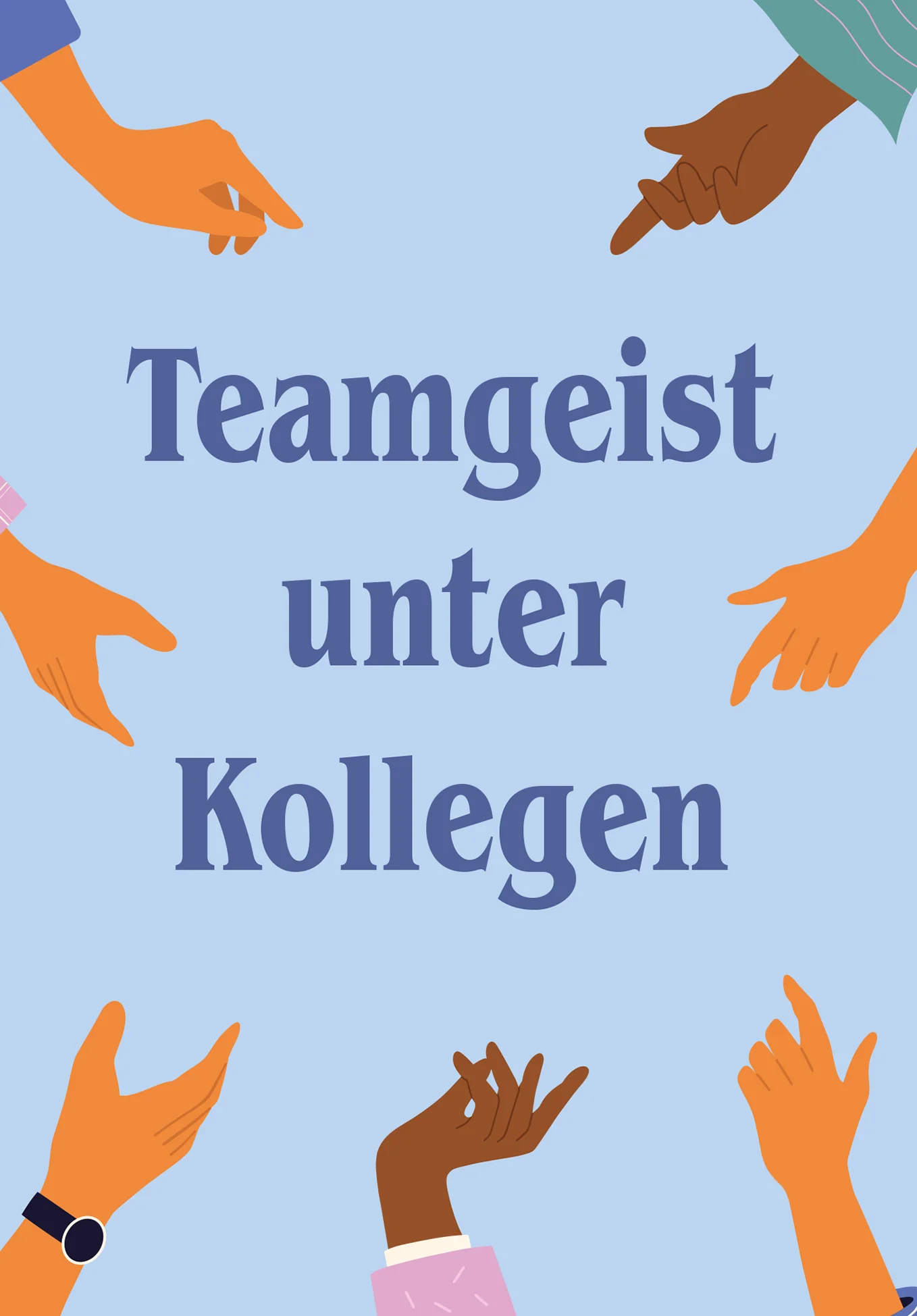 Teamgeist unter Kollegen - Hände PDF - Image 2