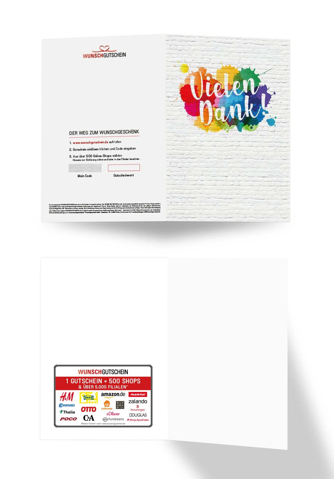 Vielen Dank - Bunter Farbklecks PDF - Image 3