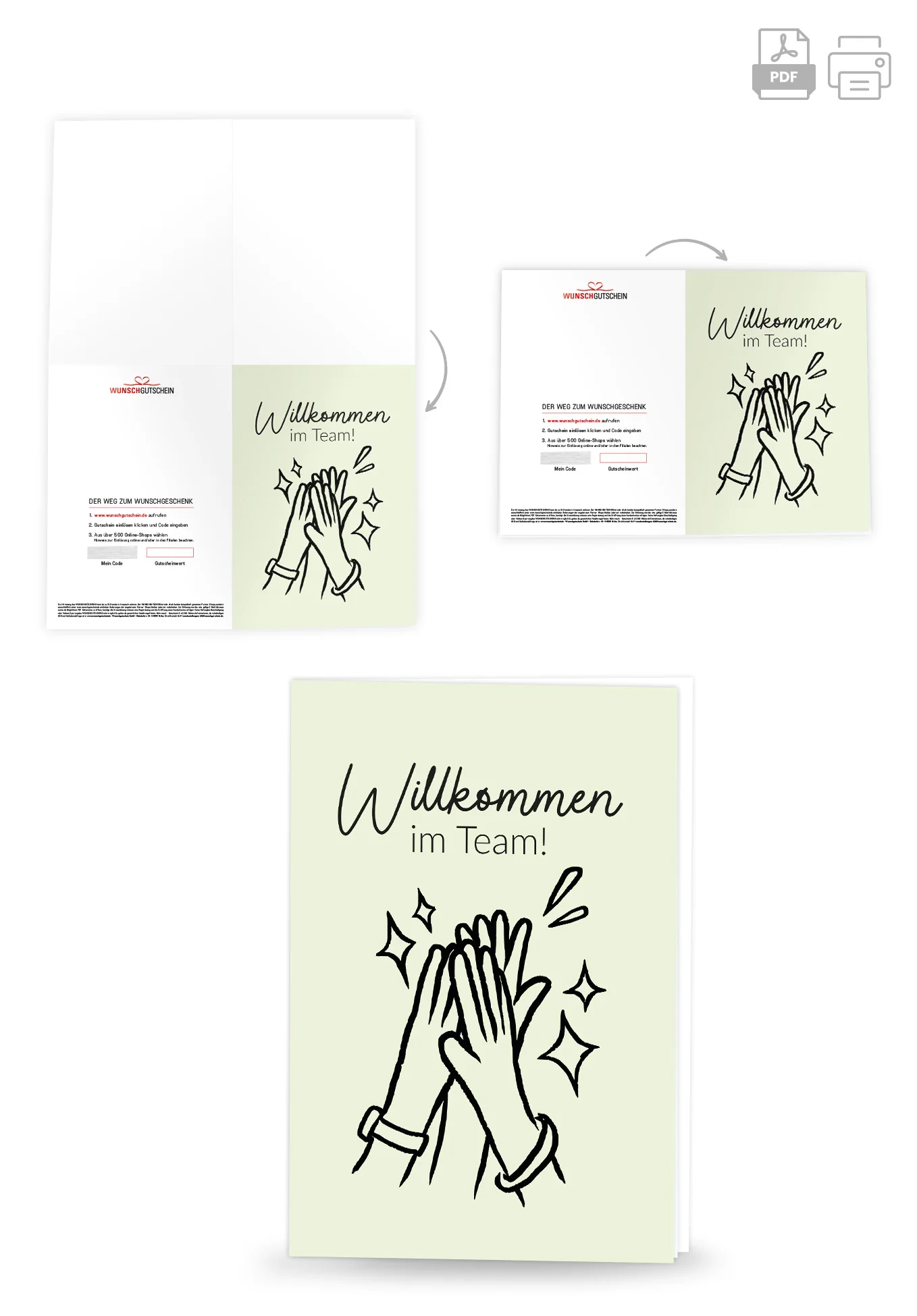 Willkommen im Team - High five - Image 4